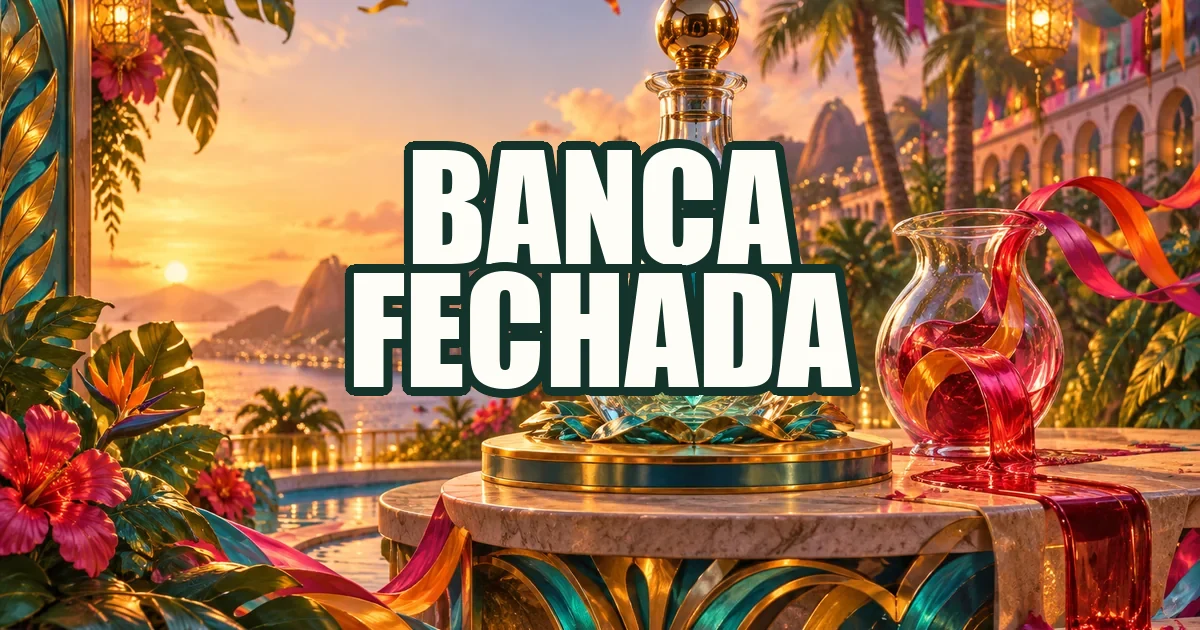 Frasco lacrado ao lado de um vaso que vaza: banca fechada, não crédito