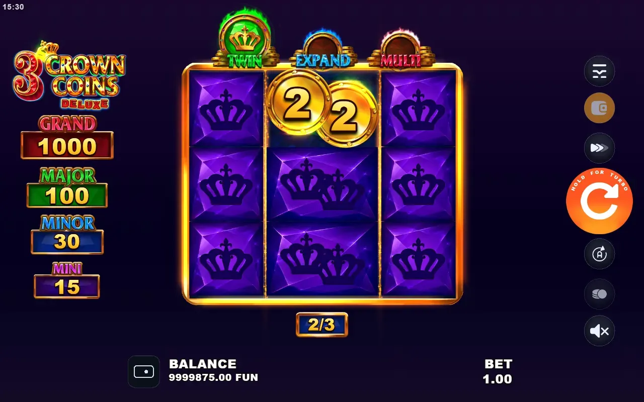 Início do bônus Twin