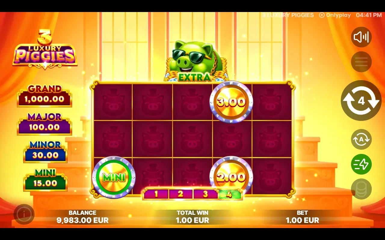 Moeda do jackpot MINI