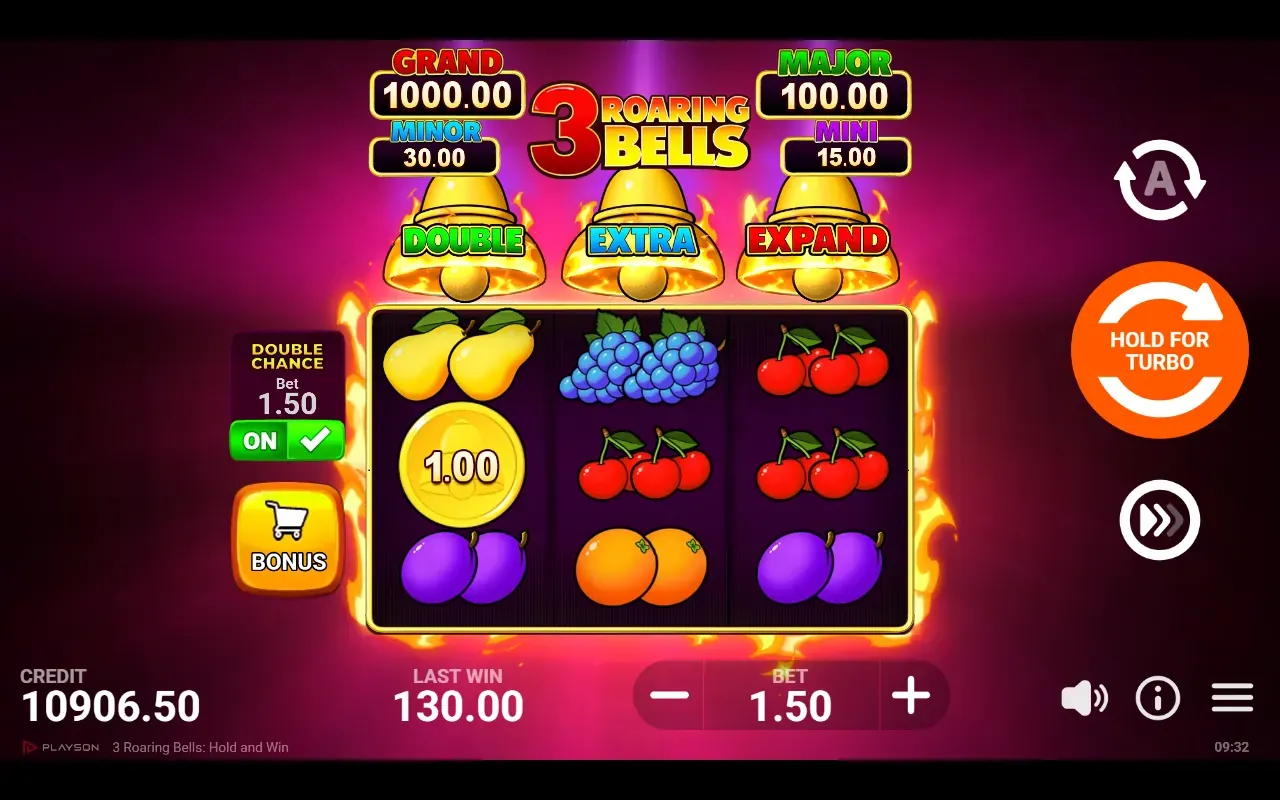 Double Chance ativo