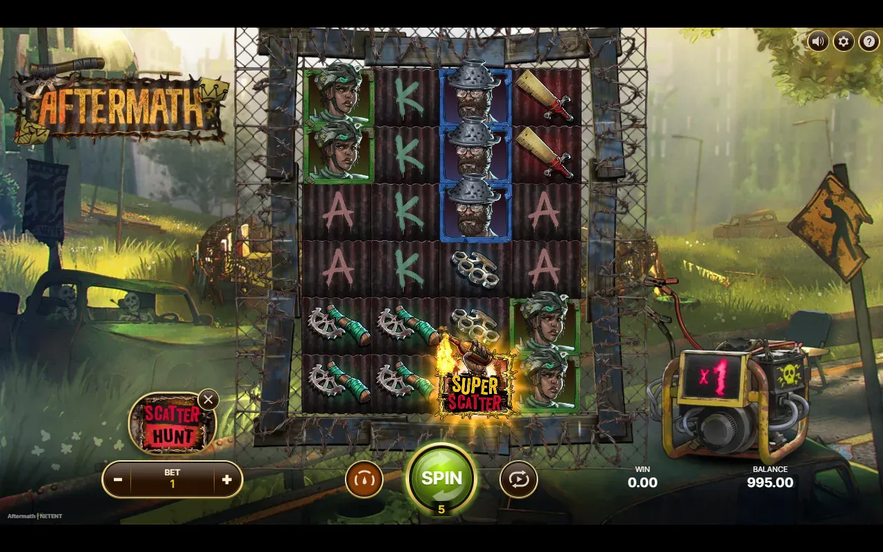 Giro com Scatter Hunt