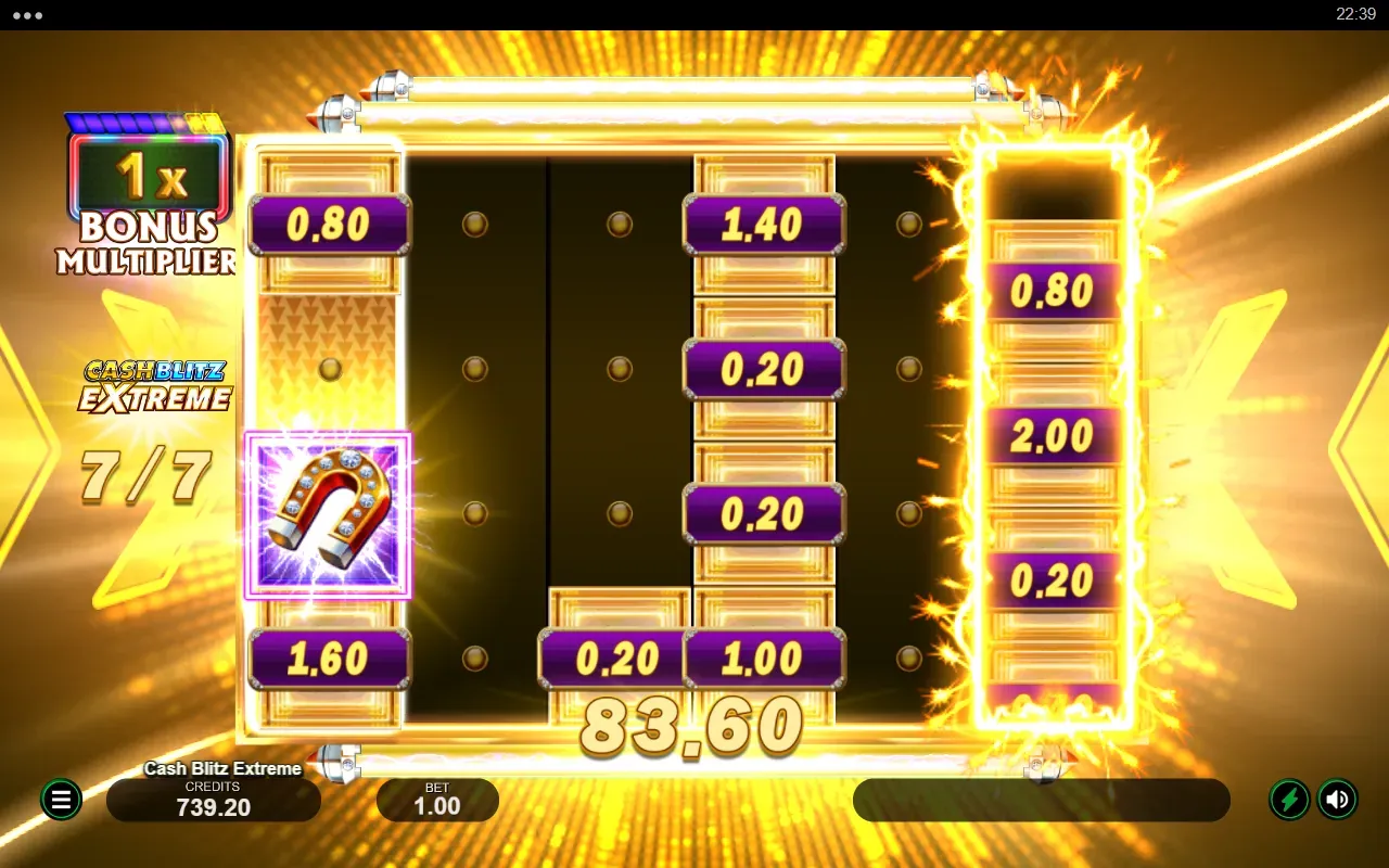 Coleta no Cash Blitz