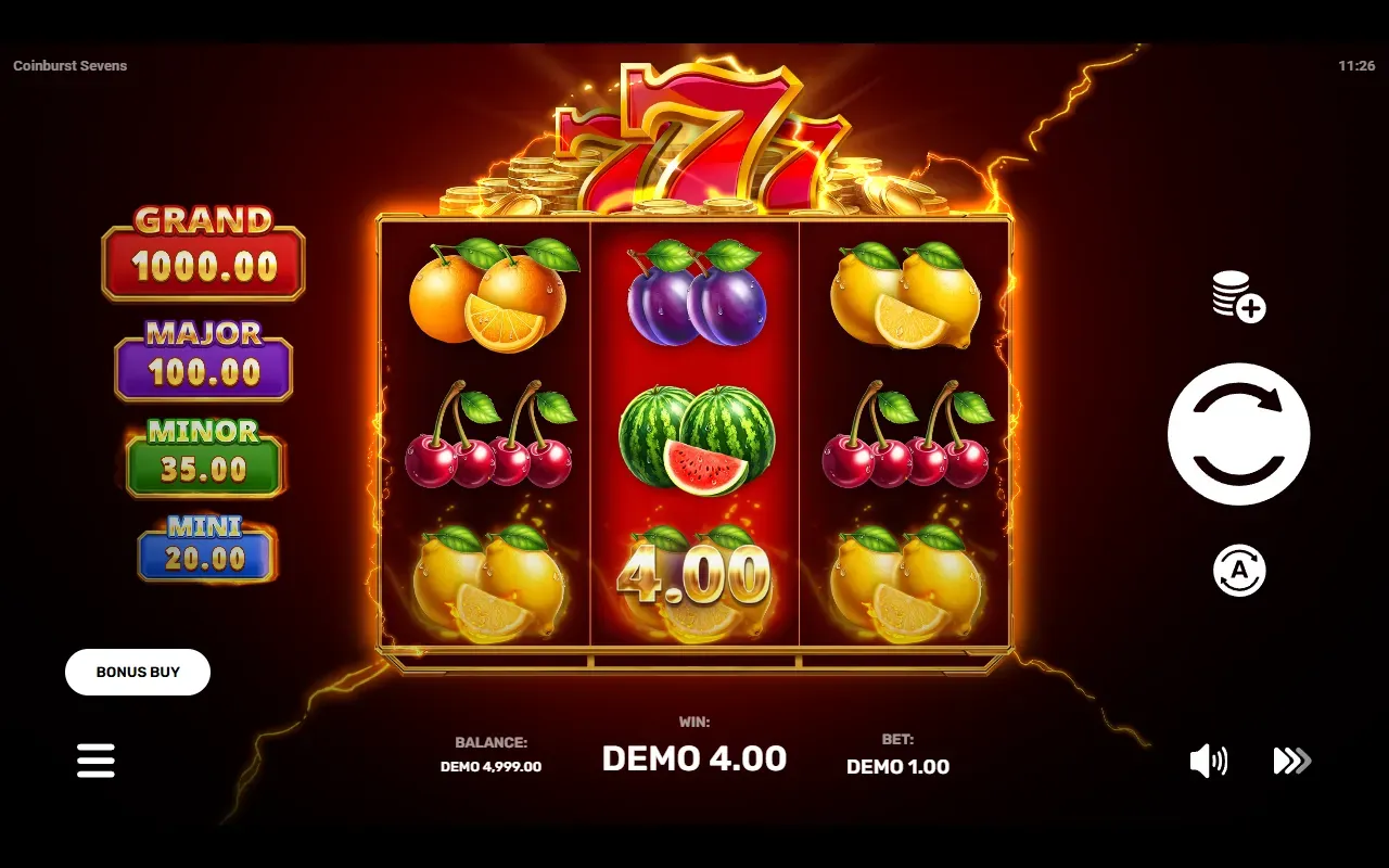 Linha de frutas