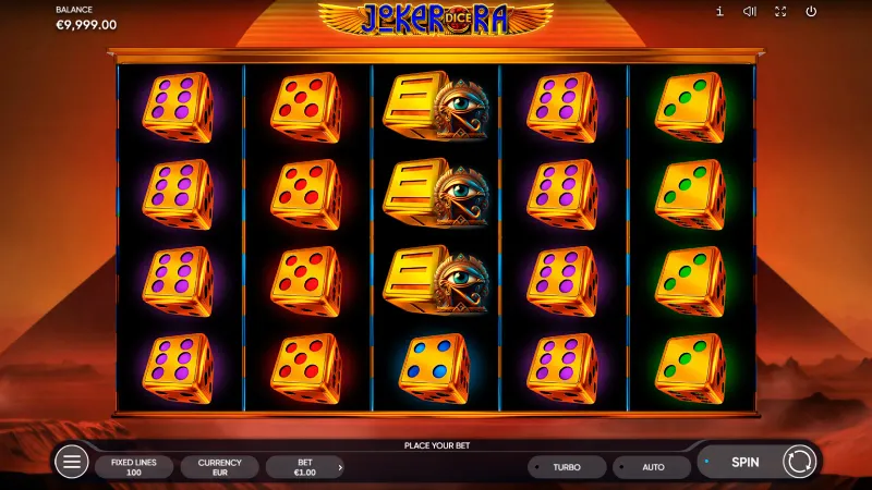 Jogo base de Joker Ra Dice