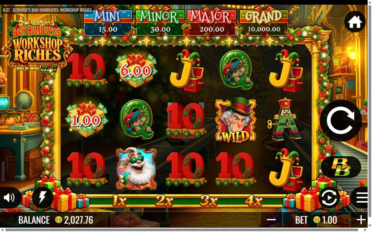 Wild e presentes sem ganho no jogo base