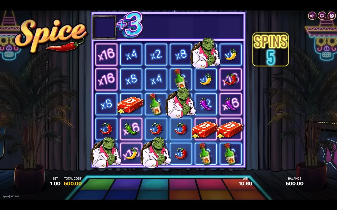 Símbolo +3 nos Super Free Spins
